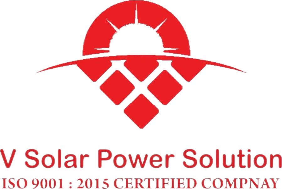 V Solar Logo