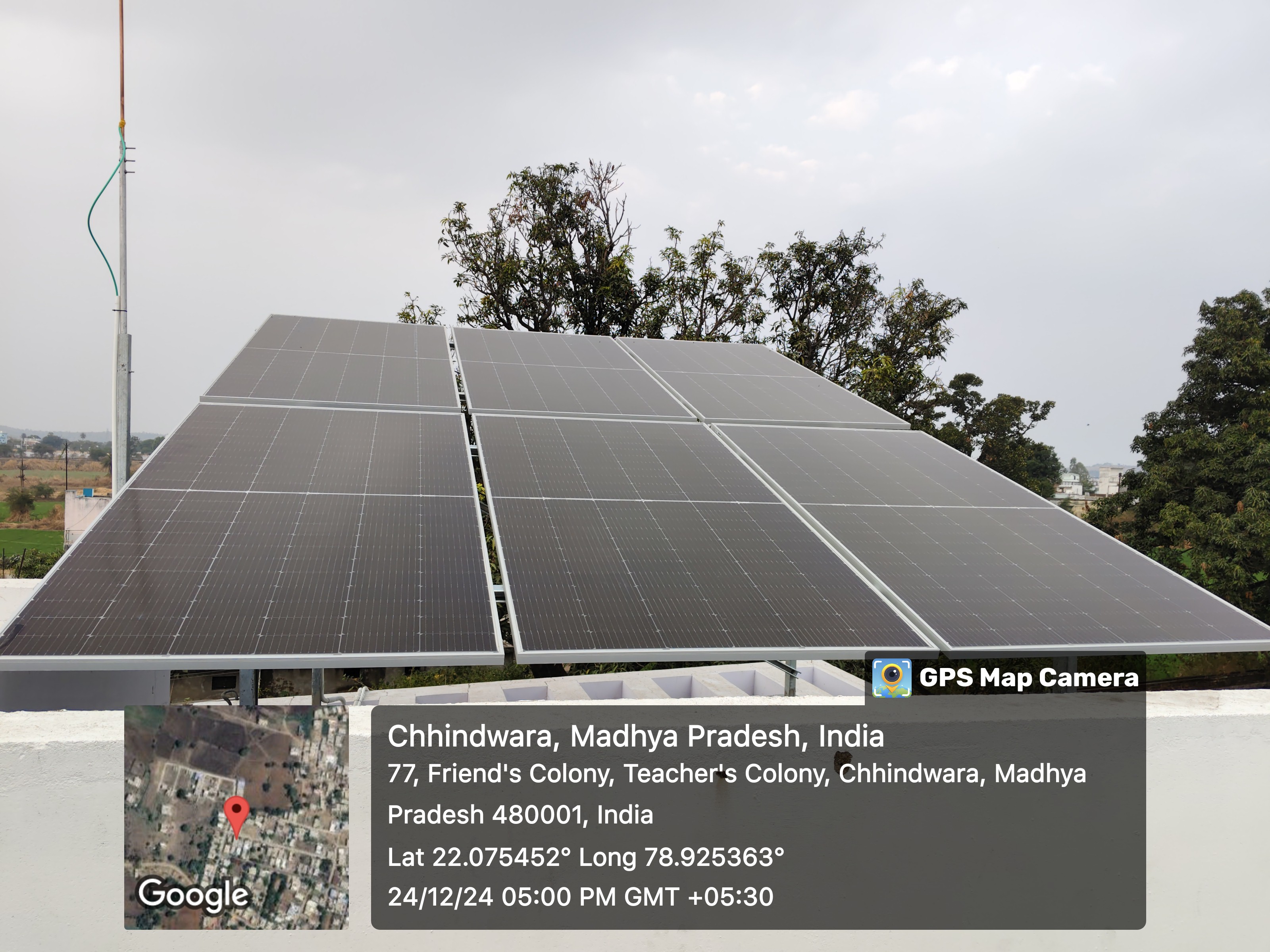 Solar installation project gallery image