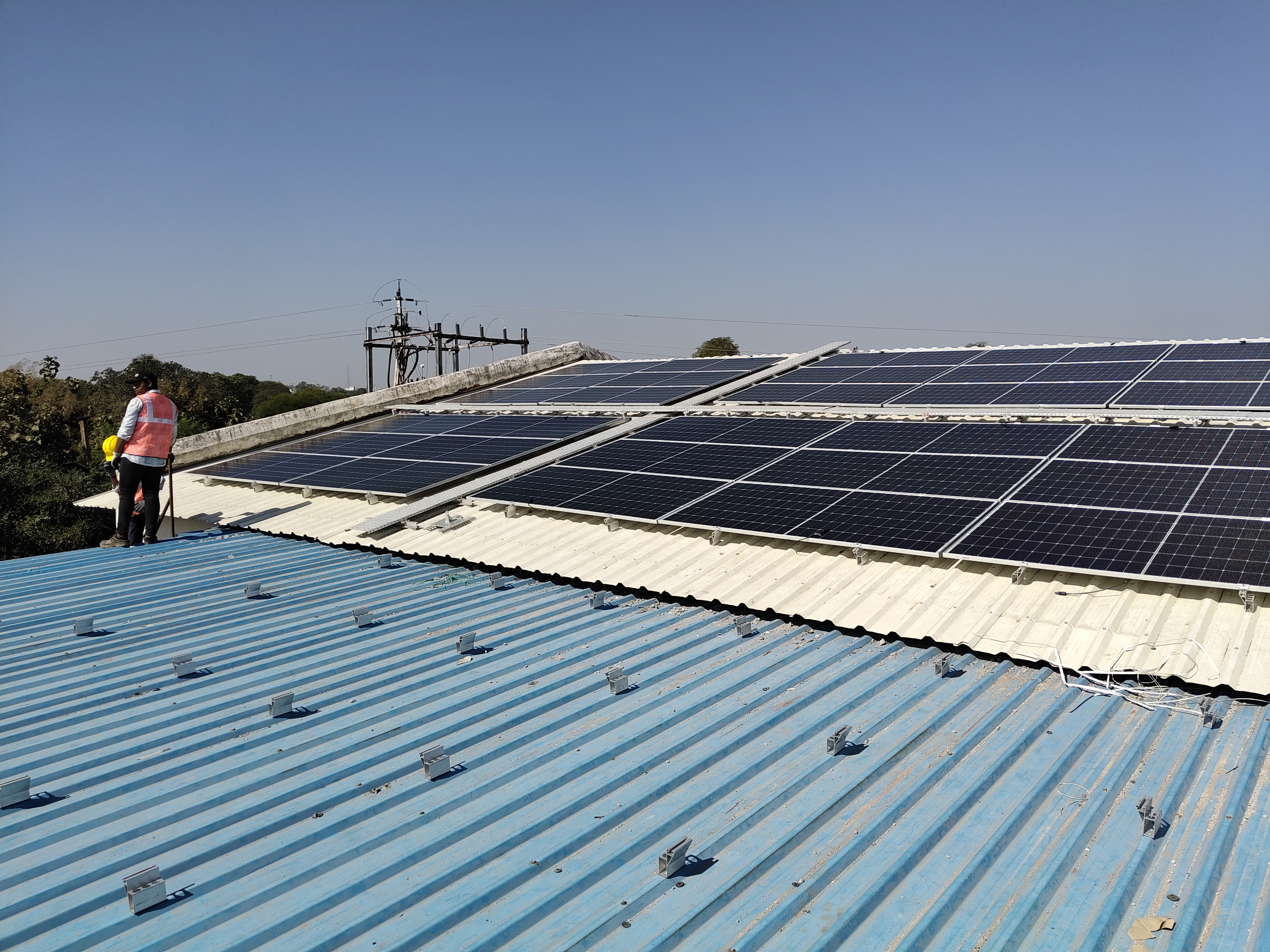 Solar installation project gallery image