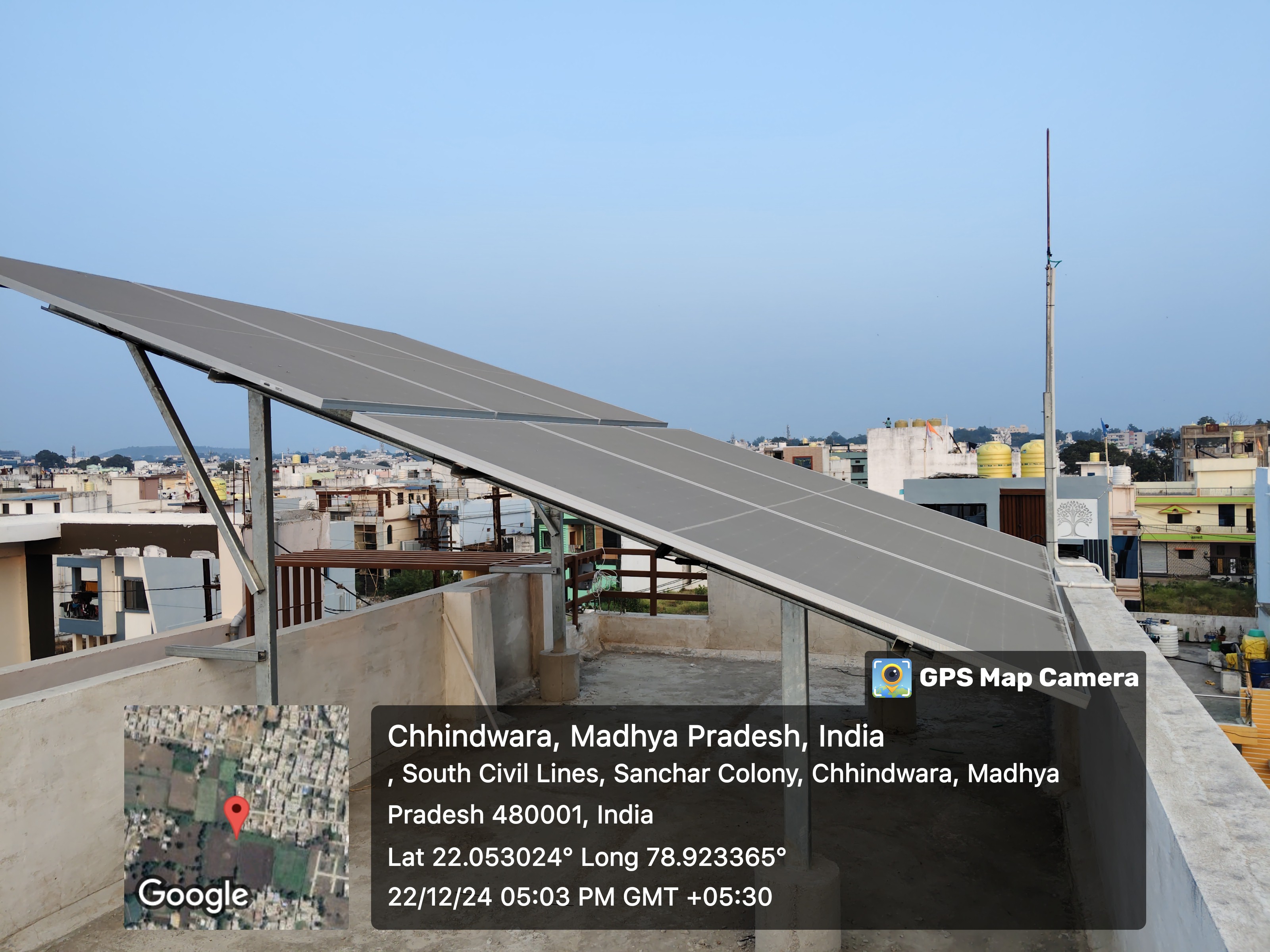Solar installation project gallery image