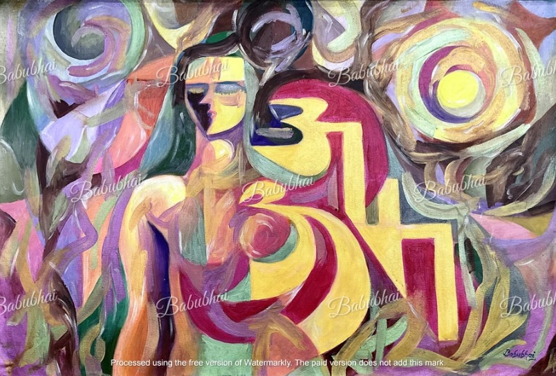Aum Shiv spiritual paint collection