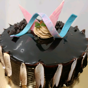 Chocolate chips cake eggless
