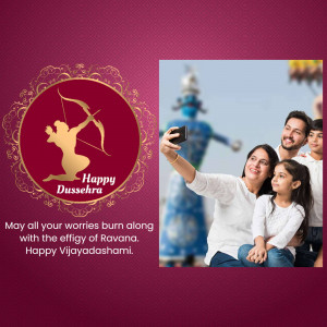 Create Dussehra Custom Design Templates from Brands.live