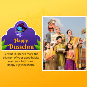 Create Dussehra Custom Design Templates from Brands.live