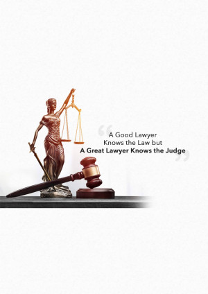Statue of Lady Justice with scales and gavel