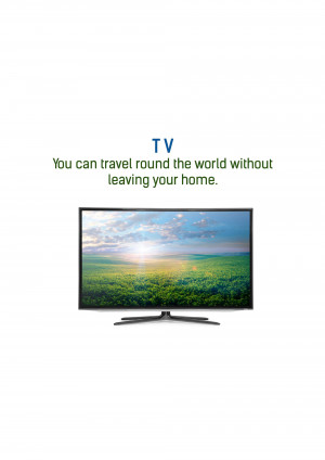 A black Samsung curved screen TV displaying a vibrant landscape scene.