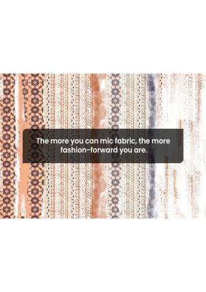 Fashion Fabric Mix Flyer For Telegram