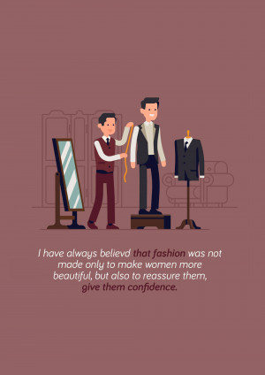 Men's Fashion And Tailoring Business Poster For Telegram
