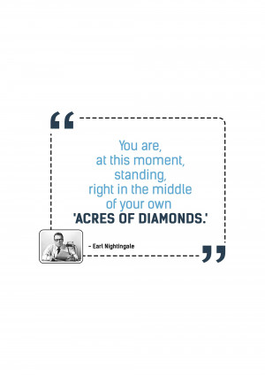 Quote by Earl Nightingale about opportunity and potential