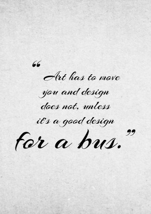 Black text quote on a textured grey background