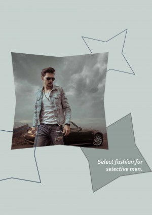 A man in a denim jacket leaning against a car.