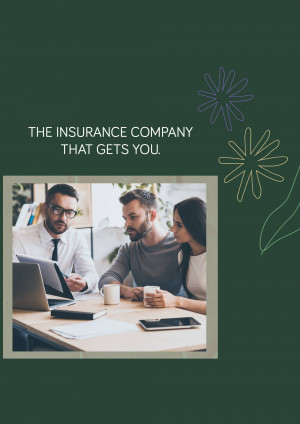 Insurance agents discussing options with a client
