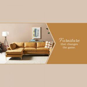 A stylish mustard yellow sectional sofa in a modern living room setting.