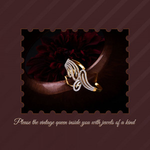 Close-up of a diamond bracelet on a dark red background