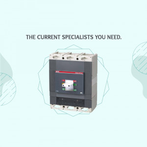 ABB circuit breaker with digital display and safety features