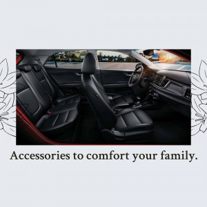 Hyundai car interior with comfortable seating and accessories