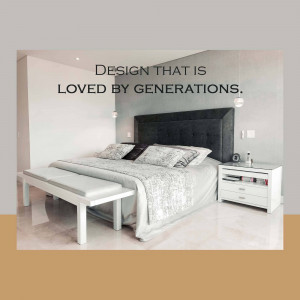 Modern bedroom interior with a comfortable bed and minimalist design.