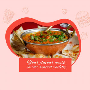 A close-up of a chicken curry dish with naan bread, garnished with cilantro.