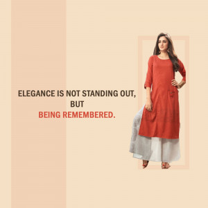 Woman wearing a rust-colored kurti with a white palazzo pants set.