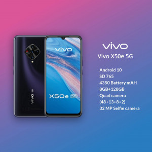 Vivo X50e 5G smartphone with specifications