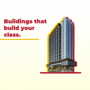 Image of a modern high-rise building with a unique architectural design.