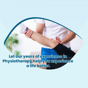 A physiotherapist assisting a patient with a leg stretch.