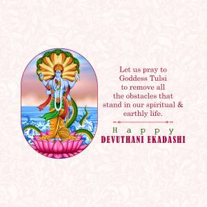 Happy Devuthani Ekadashi Design For Google Business Profile