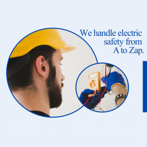 Electrician working with electrical wiring, ensuring safety.