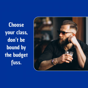 Man with beard and sunglasses holding a glass of water with text overlay