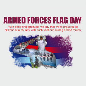 Image commemorating Armed Forces Flag Day with a collage of military personnel and the French flag.