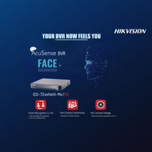 Hikvision AcuSense DVR with face recognition technology