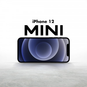 Image of an iPhone 12 Mini on a white background