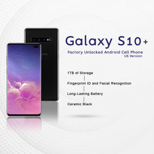 Samsung Galaxy S10+ Ceramic Black smartphone