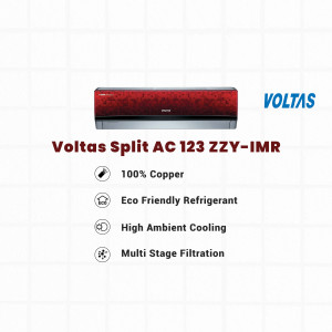 Voltas Split AC with 100% Copper and Eco Friendly Refrigerant