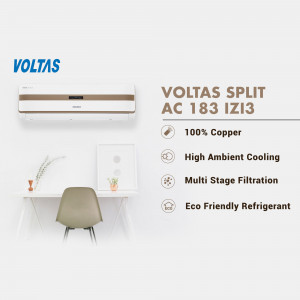 Voltas Split AC 183 IZI3 with 100% Copper and High Ambient Cooling