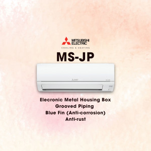 Mitsubishi Electric MS-JP Series Air Conditioner with Blue Fin Anti-corrosion