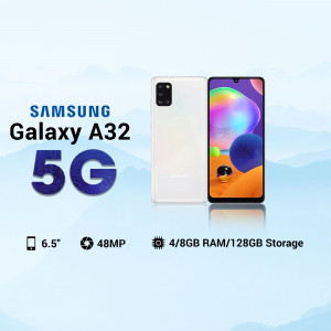 Samsung Galaxy A32 5G phone with specifications