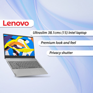 Lenovo Ultrslim 38.1cm (15) Intel Laptop with Privacy Shutter