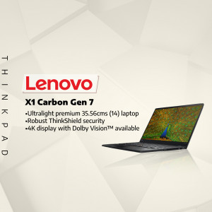 Lenovo ThinkPad X1 Carbon Gen 7 Ultralight Laptop