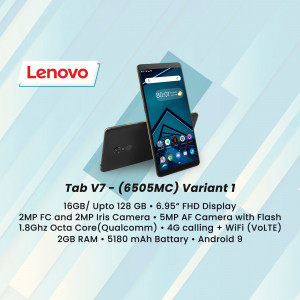 Lenovo Tab V7 smartphone with specifications