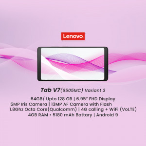 Lenovo Tab V7 (6505MC) Variant 3 tablet with specifications