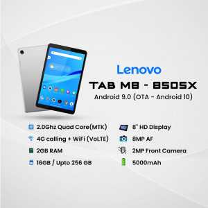 Lenovo Tab M8 8505X Android Tablet with specifications