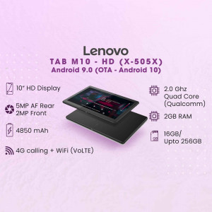Lenovo Tab M10 HD (X-505X) Android Tablet with Specifications