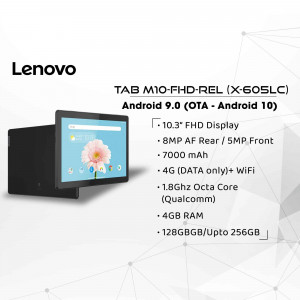 Lenovo Tab M10 FHD REL tablet with specifications