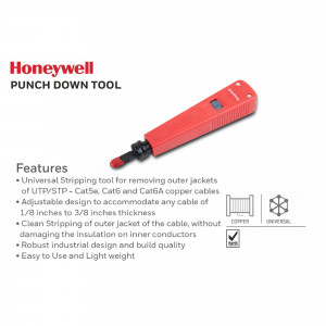 Honeywell Punch Down Tool for network cable termination