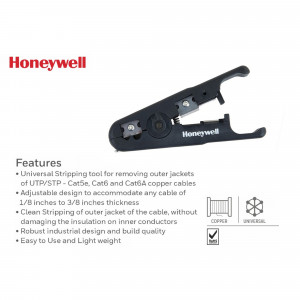 Honeywell universal stripping tool for network cables