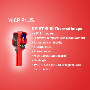 CP Plus CP-RT G151 Thermal Image Camera with features listed