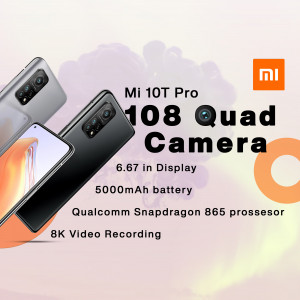 Xiaomi Mi 10T Pro with 108 Quad Camera and 6.67 inch Display