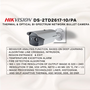 Hikvision DS-2TD2617-10/PA Thermal & Optical Bi-Spectrum Network Bullet Camera