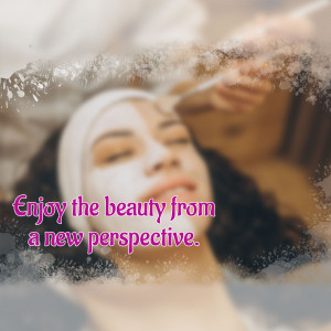 Woman receiving a facial treatment at a spa